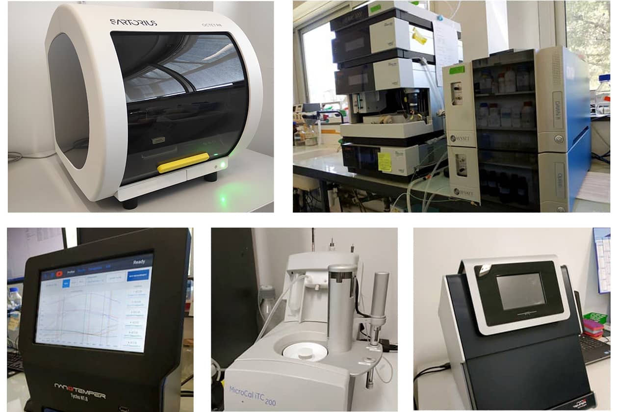 <hr>Microscope FEI Tecnai 12 G2 120 kV Plateau de caractérisation biophysique pour les techniques de BLI, SEC-MALS, nanoDSF, ITC et MST.