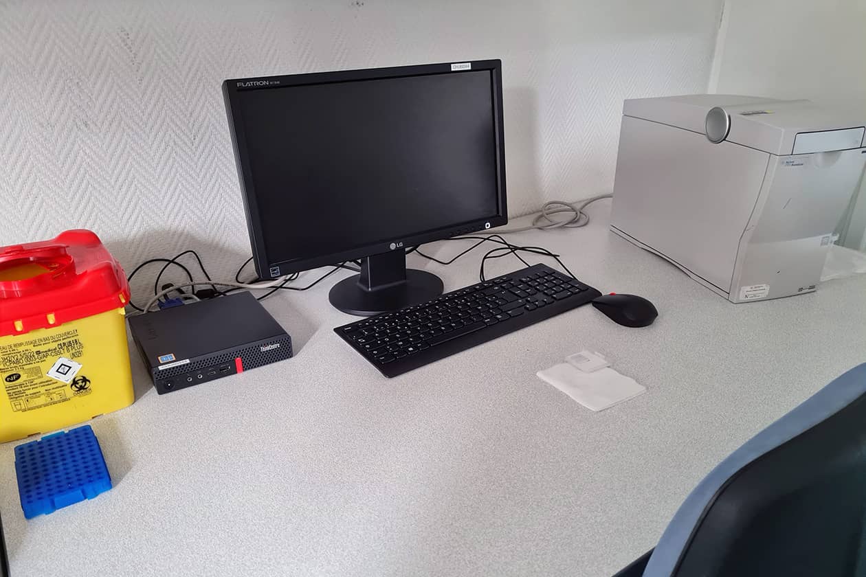 <hr>Zone pour le contrôle qualité des ARNs.
