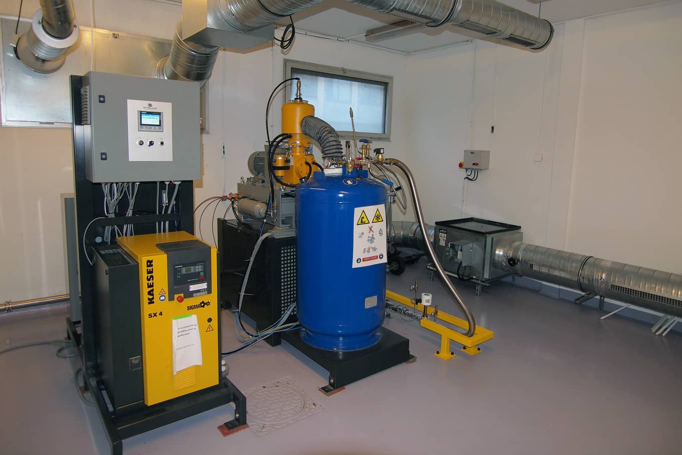 <hr>Système de production d’azote liquide permettant une autonomie d’approvisionnement.
