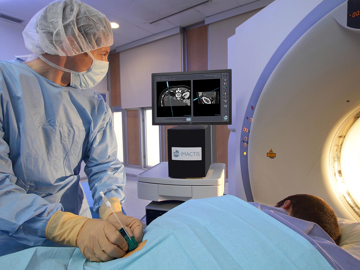 <hr>Station de navigation pour radiologie interventionnelle marquée CE (société Imactis, projet soutenu par ECCAMI).