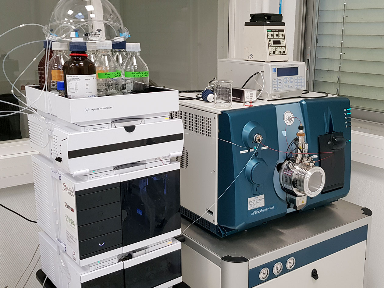 <hr>Système LC-MS/MS pour l’analyse ciblée de métabolites.