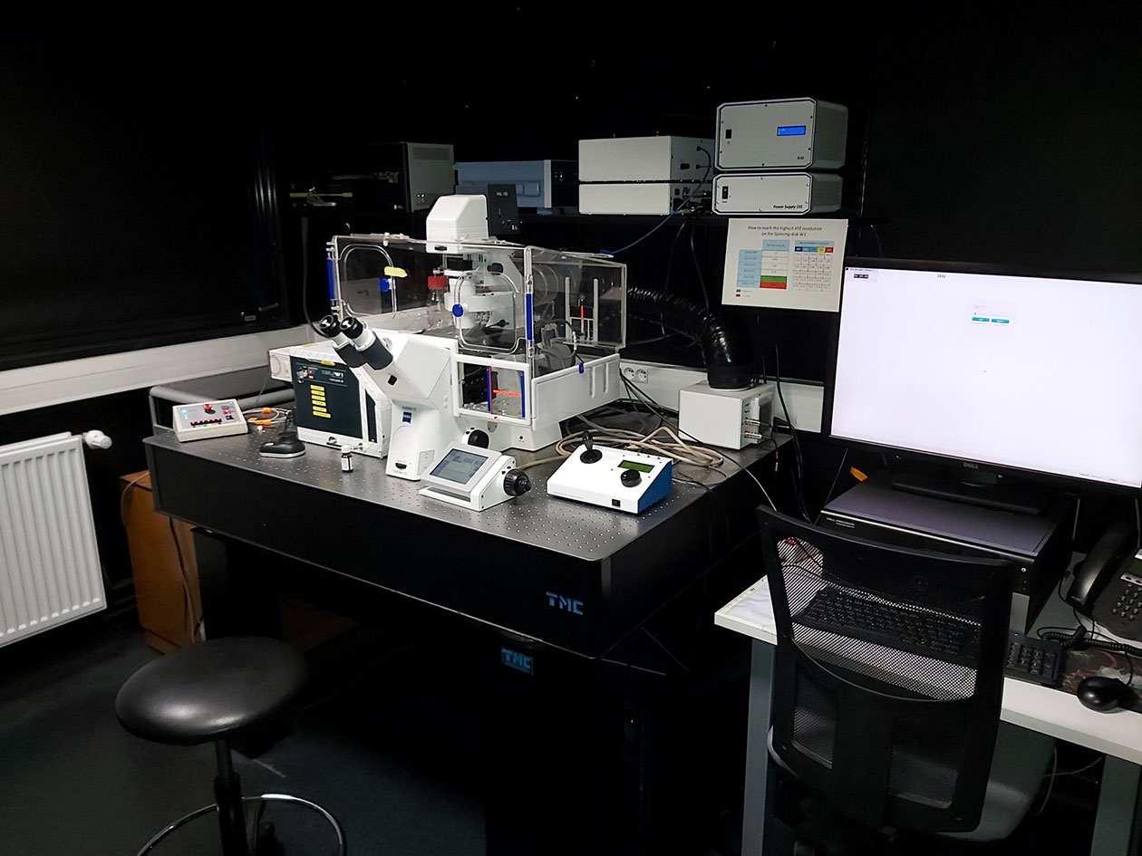 <hr>Microscope spinning disk (CIRB).