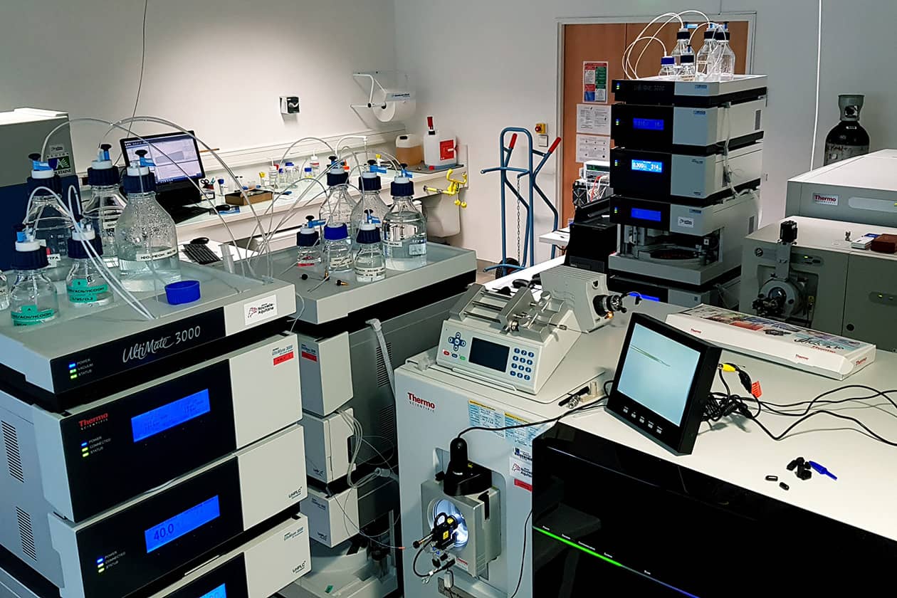 <hr>Spectromètres de masse à haute résolution.