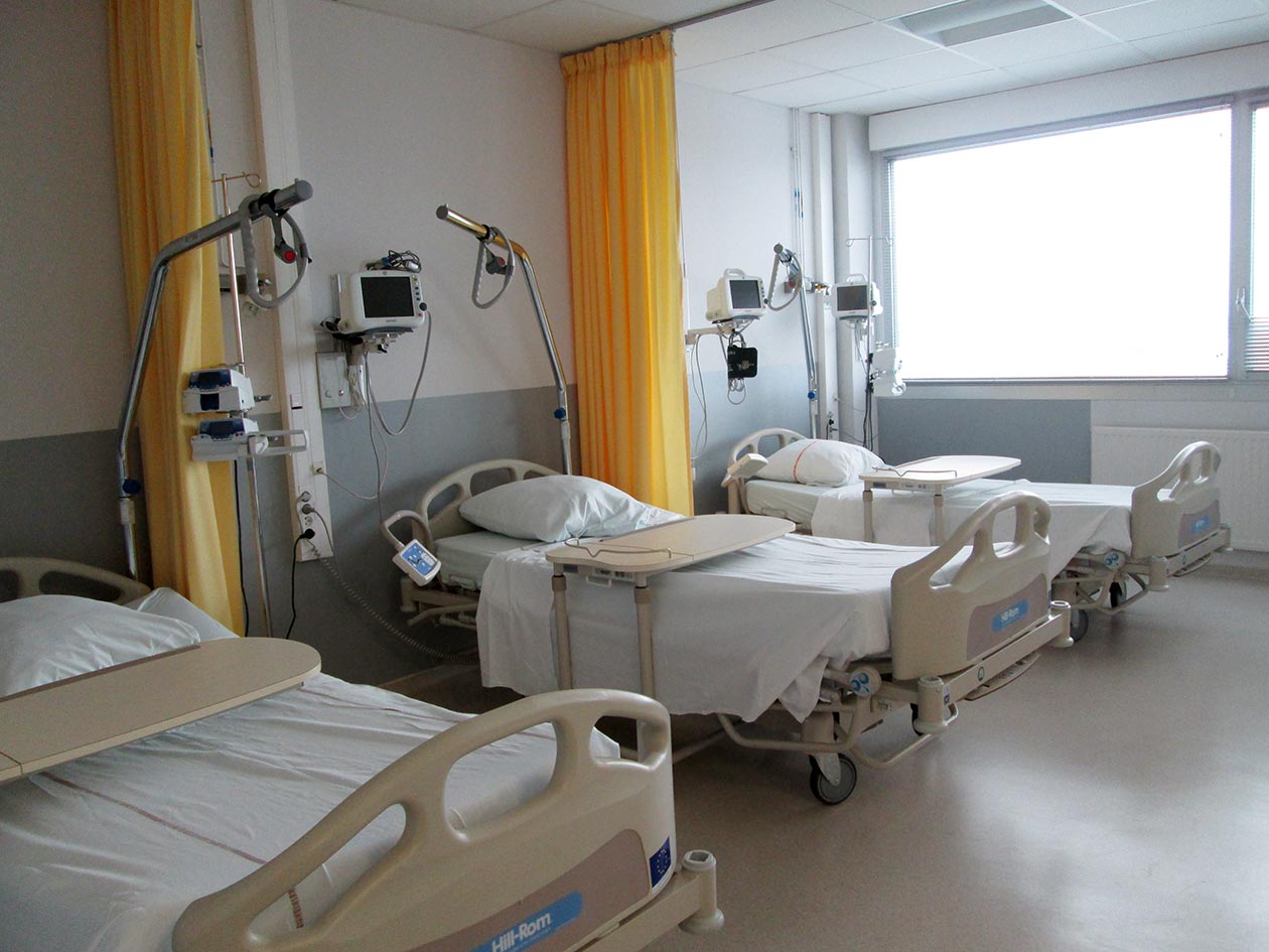 <hr>Chambre d’hospitalisation pour les essais cliniques pharmacologiques.