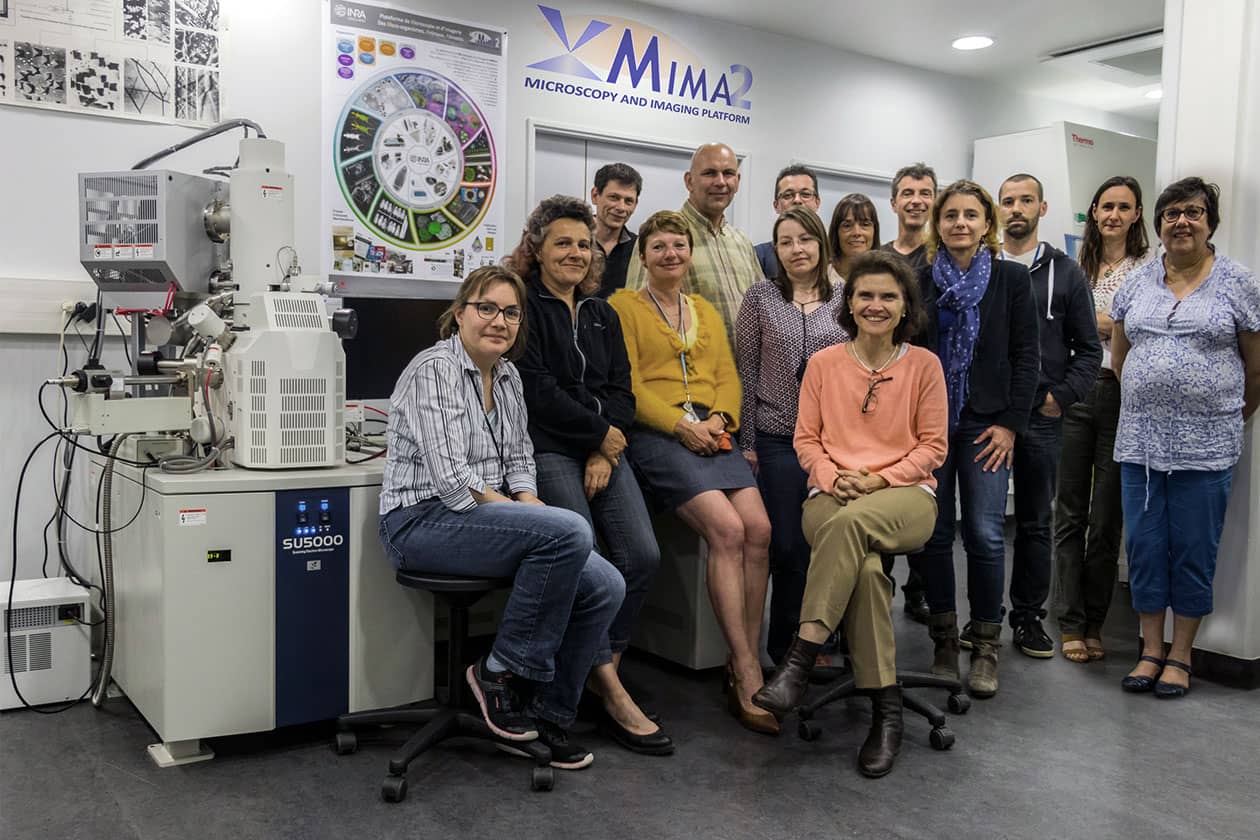 <hr>Equipe de la plateforme MIMA2 du centre INRAE Île-de-France - Jouy-en-Josas - Antony.