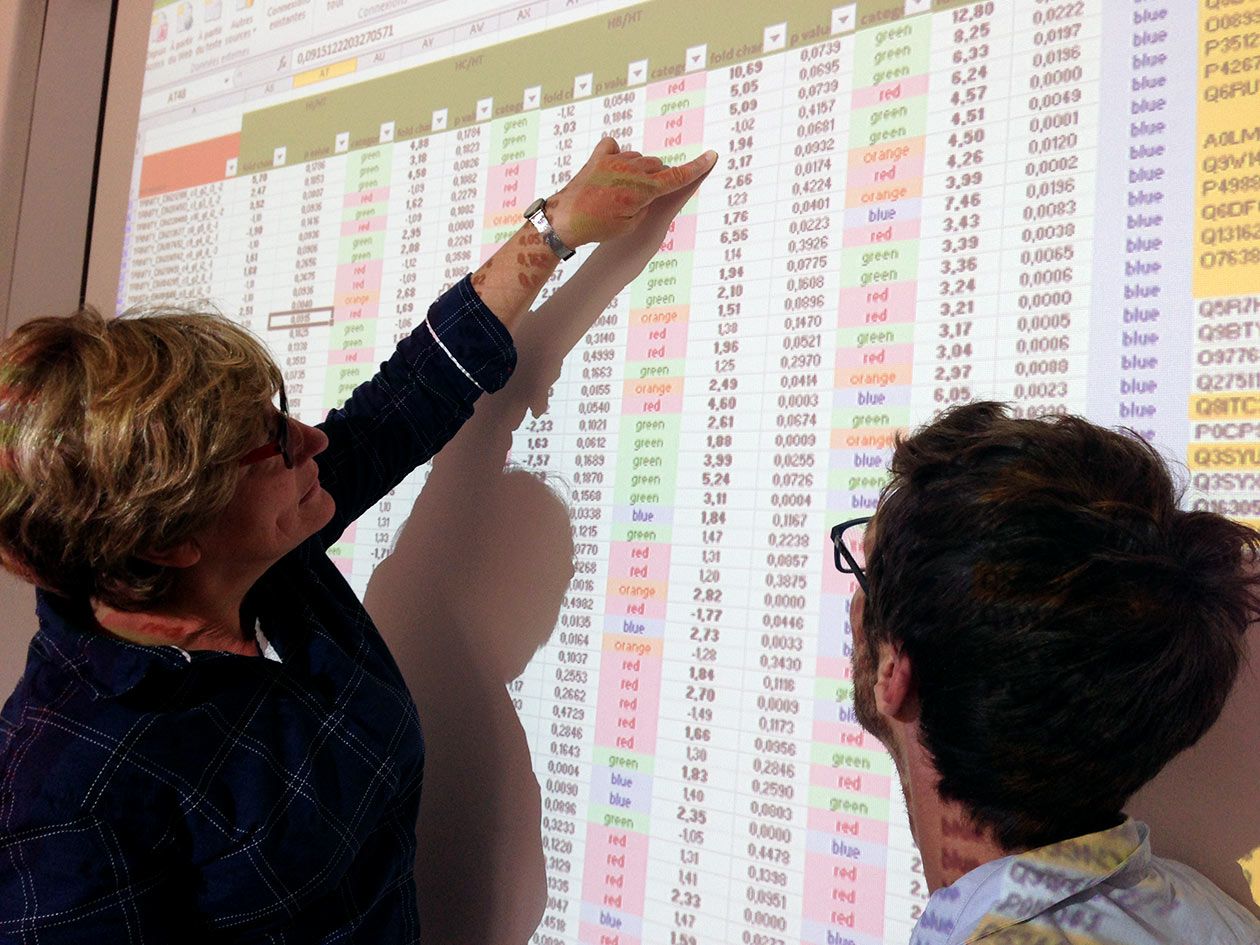 <hr>Formation d’étudiants à l’analyse de données multiomiques.
