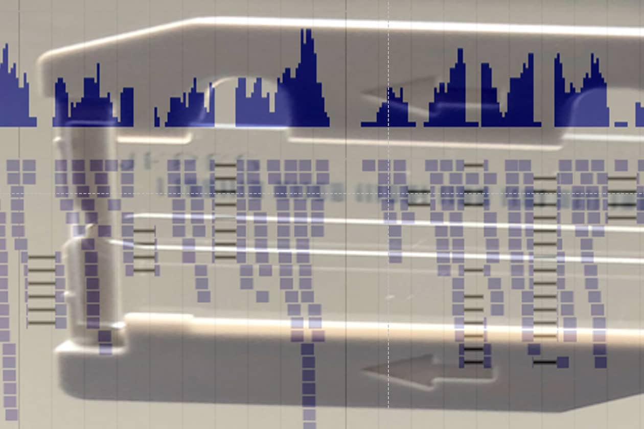 <hr>Flow cell MiSeq Illumina et visualisation d’alignements de séquences.
