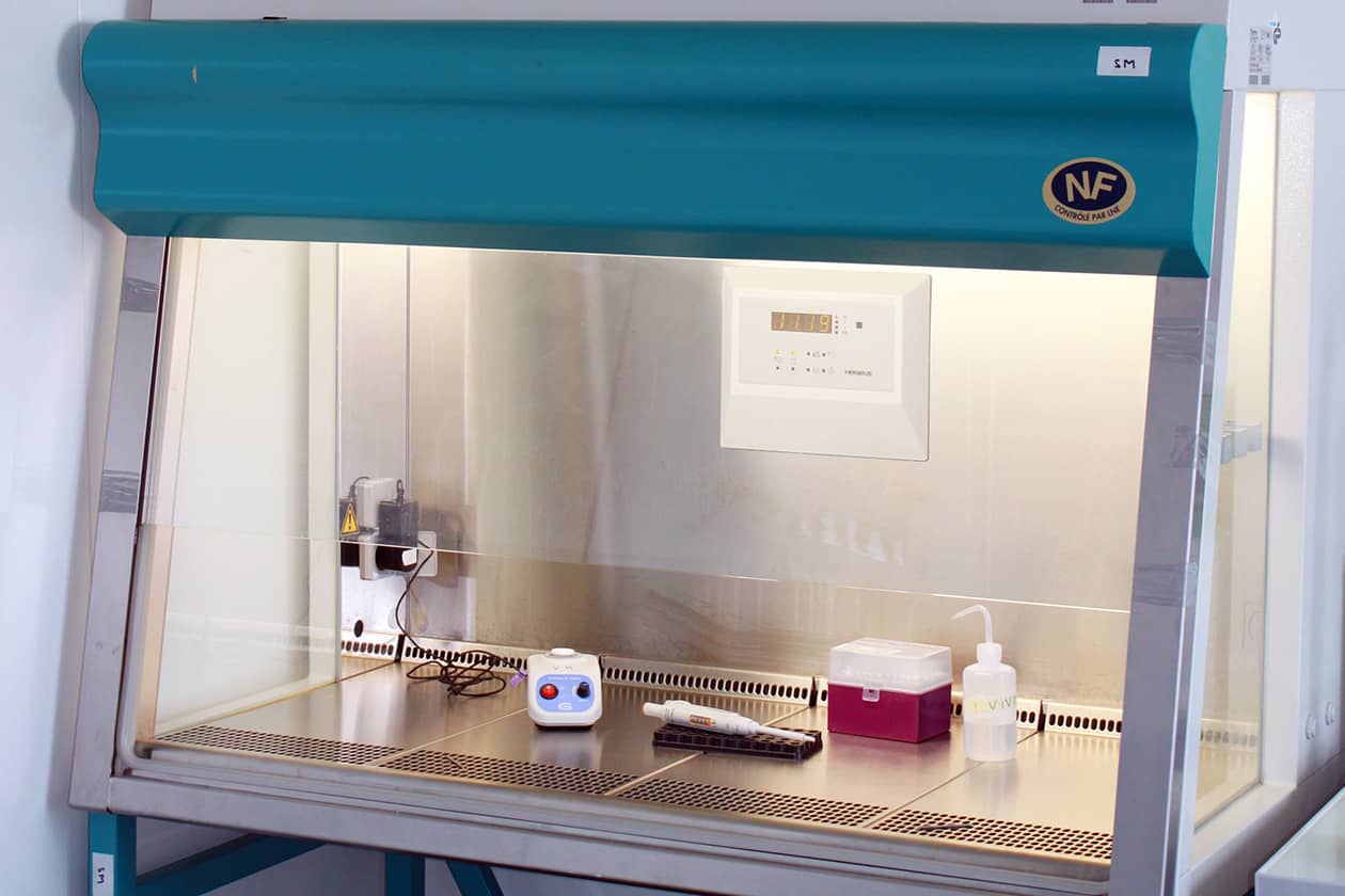 <hr>Poste de sécurité microbiologique KS12 Thermo Scientific.