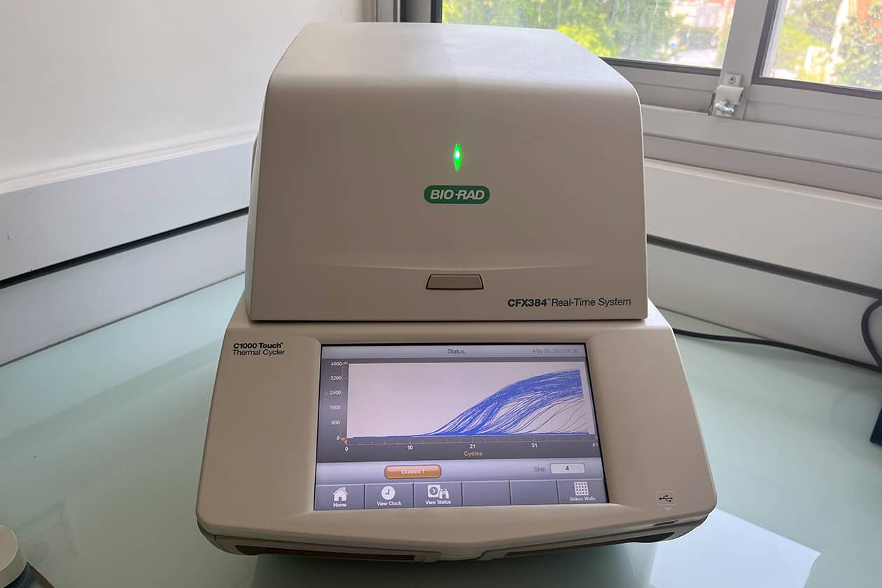 <hr>Caractérisation biophysique des inhibiteurs identifiés par thermal shift assay (TSA) sur le Bio-Rad CFX384.
