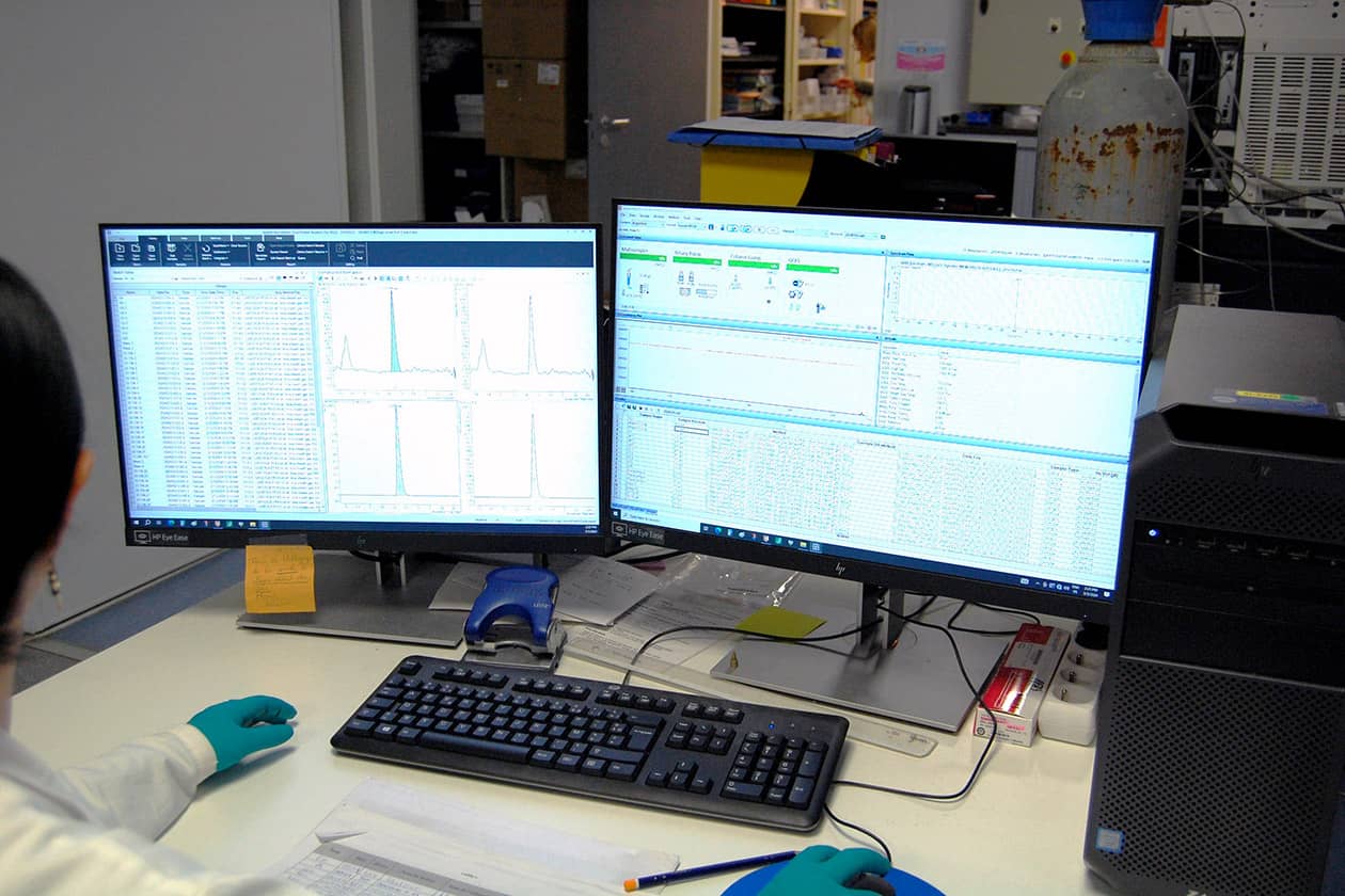 <hr>Retraitement d’analyses sous MassHunter.