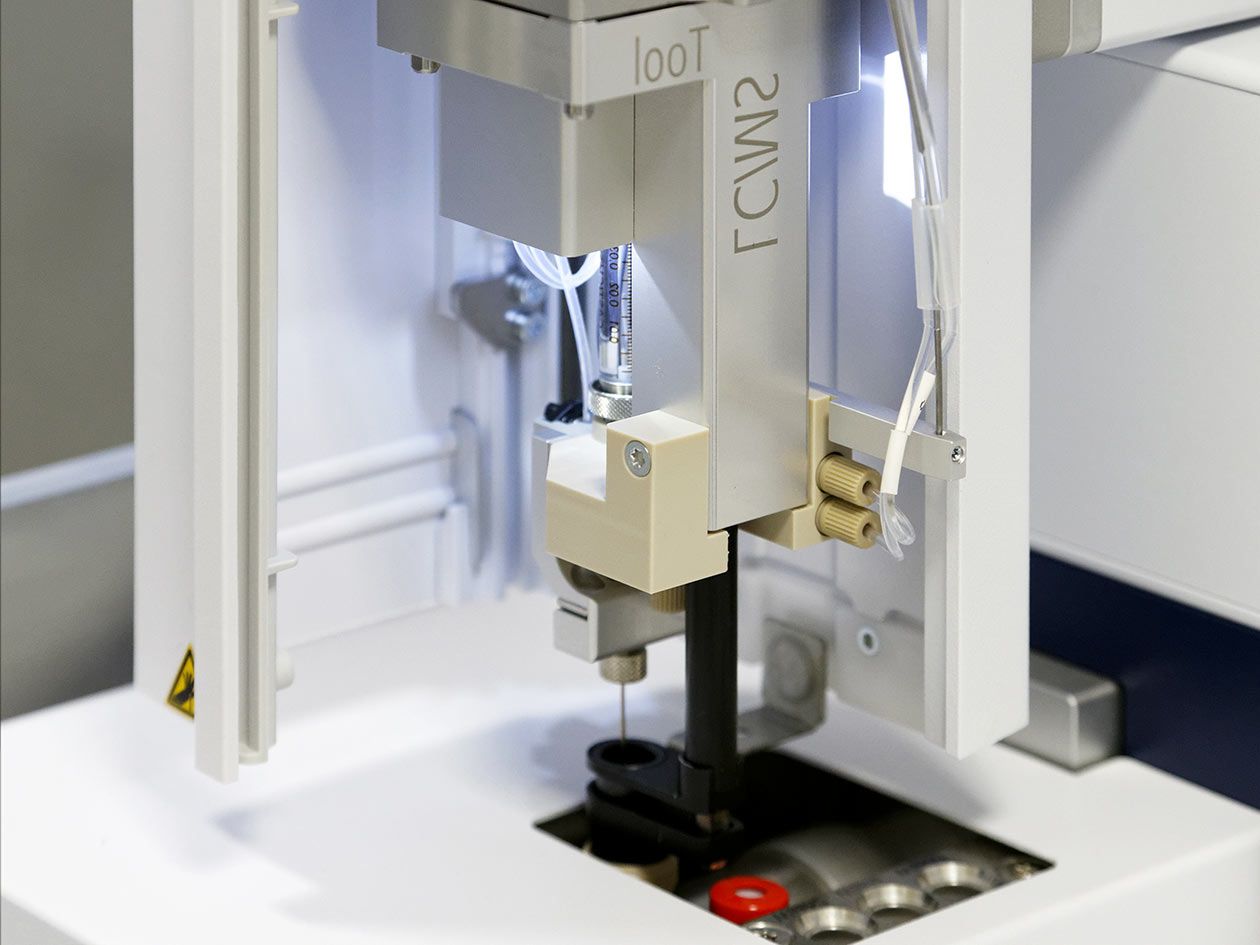<hr>Injecteur de la nanoHPLC.